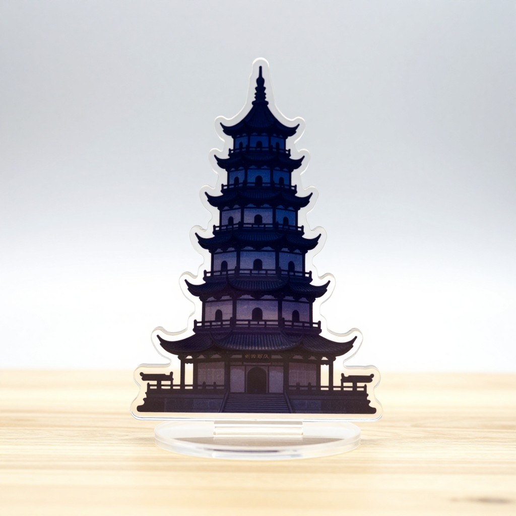 《古塔守夜人》桌面场景摆台 带灯光